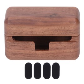 Case for WF 1000XM5 Walnut Wood Handcrafted Fall and Bump Proof Bluetooth Wireless Earbuds Protective Cover Case