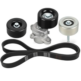 HYR Serpentine Belt Kit Fit for Nissan Altima 2007-2012, Murano 2009-2014, Maxima 2009-2014, 3.5L, belt tensioner kit with belt and idler pulley