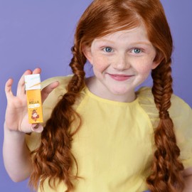 Miss Nella Make Up Brush Set for Kids, 4 kid size pink brushes, 2 eye shadow applicators, blush brush, blending brush, perfect for little hands