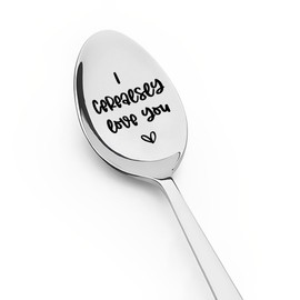 Funny I Cerealsly Love You Spoon Gifts for Husband Wife Anniversary Wedding Gifts for Girlfriend Boyfriend Birthday Valentines Day Gift for Couples Engraved Cereal Spoon for Cereal Lovers Gifts