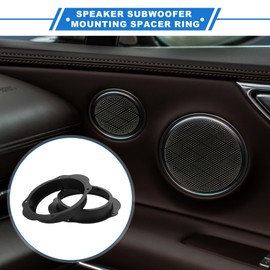 VekAuto Speaker Spacer Ring Tweeter Speaker Adapter for Ford C-Max 2003-2010 Waterproof for 6.5 Inch ABS Black Front Pack of 2