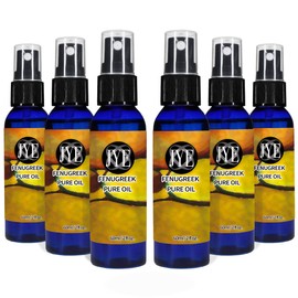 JYE Aceite de Fenogreco Natural Redondea tus curvas! Kit de 6 botellas de 60ml cada una. Altamente hidratante, absorción inmediata. Reafirmante, masajes para aumento