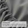 Bare Home Fitted Bottom Sheet King - Premium 1800 Ultra-Soft