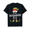 Unfathomable Elf Group Christmas Funny Pajama Party T-Shirt