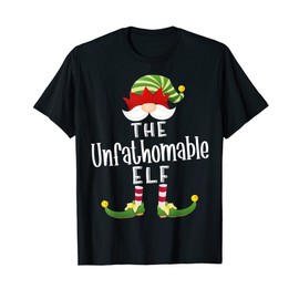Unfathomable Elf Group Christmas Funny Pajama Party T-Shirt