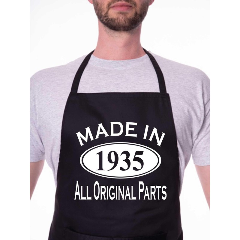 Print4U Made In 1935 90th Birthday BBQ Cooking Funny Novelty