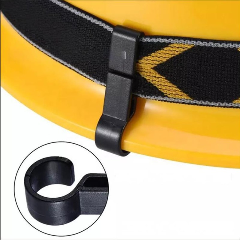 WJSHANYING Headlight Clip for Helmets, Set of 12, Black, Helmet