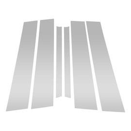 HOPESPANNER Door Pillar Window Trim for Chevy Equinox 2018-2023 Silver Tone Front Rear Left Right Anti Scratch Sticker Pillar Posts Cover 6 Pcs