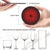 Spider Coasters for Drinks with Holder Leather Coasters Set of