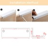 10 Pack Modern Style Finger Edge Pull Furniture DrawerHandles Hidden