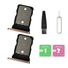 2 PCS for Pixel 8 Single SIM Card Tray Replacement, Single SIM Card Slot Holder Compatible with Pixel 8 (Rose)