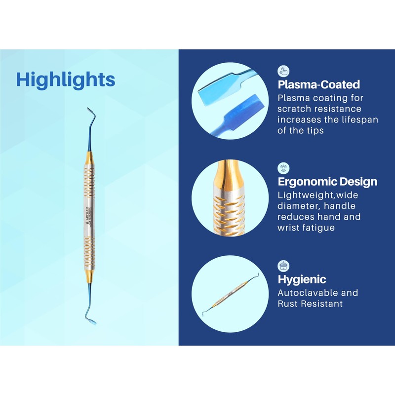 ARTMAN INSTRUMENTS Dental Crown Remover Spreader Thin Tips to Remove