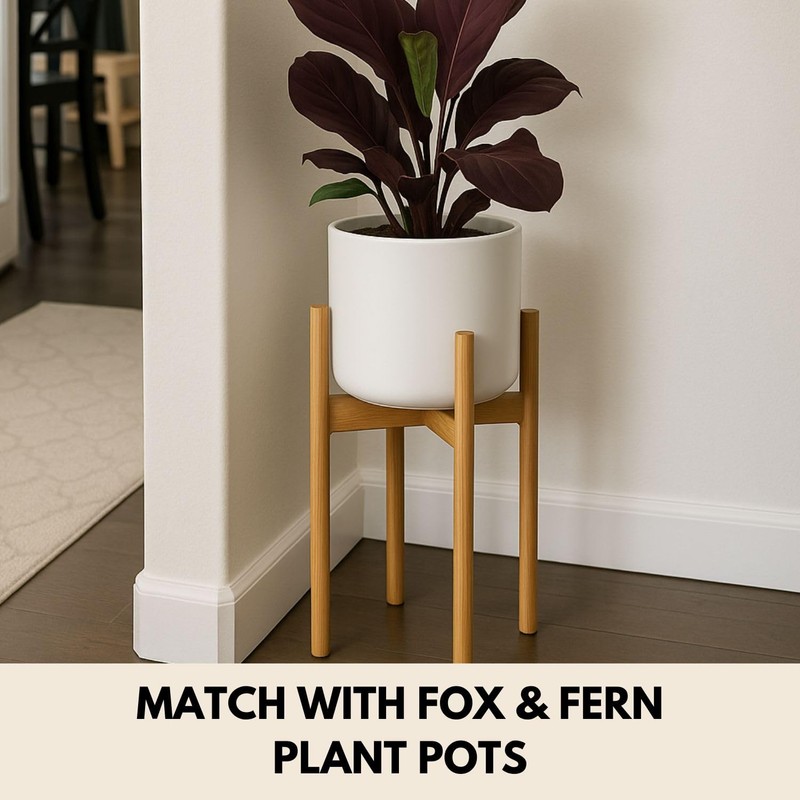 Fox & Fern Adjustable Tall Plant Stand Indoor — 8