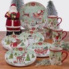 Certified International Joy of Christmas Teapot 40 oz, Multicolor