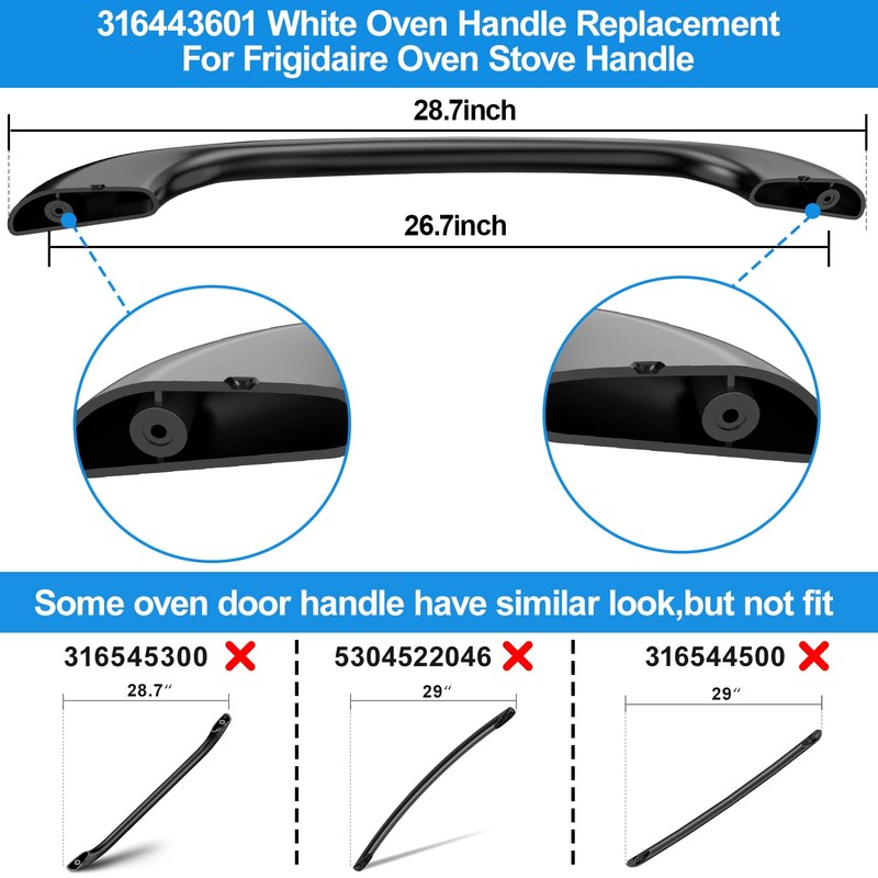 Upgraded 5304458312 Oven Door Handle Replacement Compatible with Kenmore Electrolux