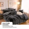 LIFEREVO 2 Pack Shaggy Plush Faux Fur Pillow Shams Velvet