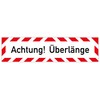Sticker Vehicle "Achtung! Überlänge" Car Warning Marking Film | Choice