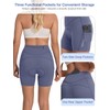 BERGRISAR Pantaloni da ciclismo da donna, imbottiti, traspiranti, elastici, con