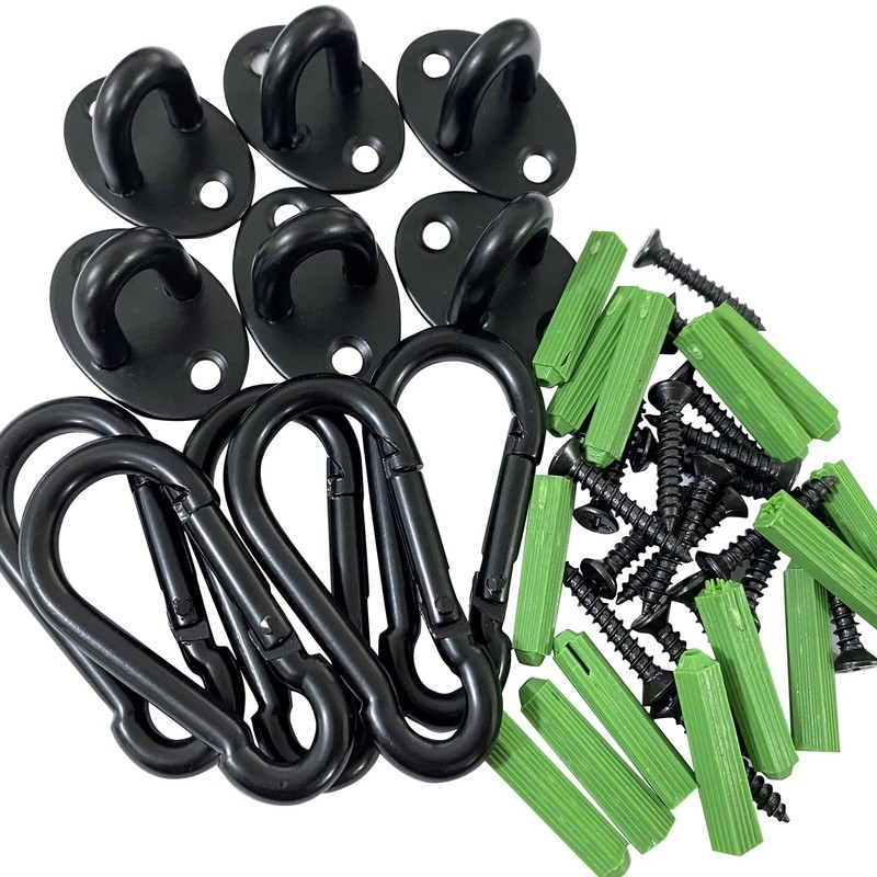 MANSHU Stainless Steel Ceiling Hooks, Ceiling Hooks Pad Eyes Plate