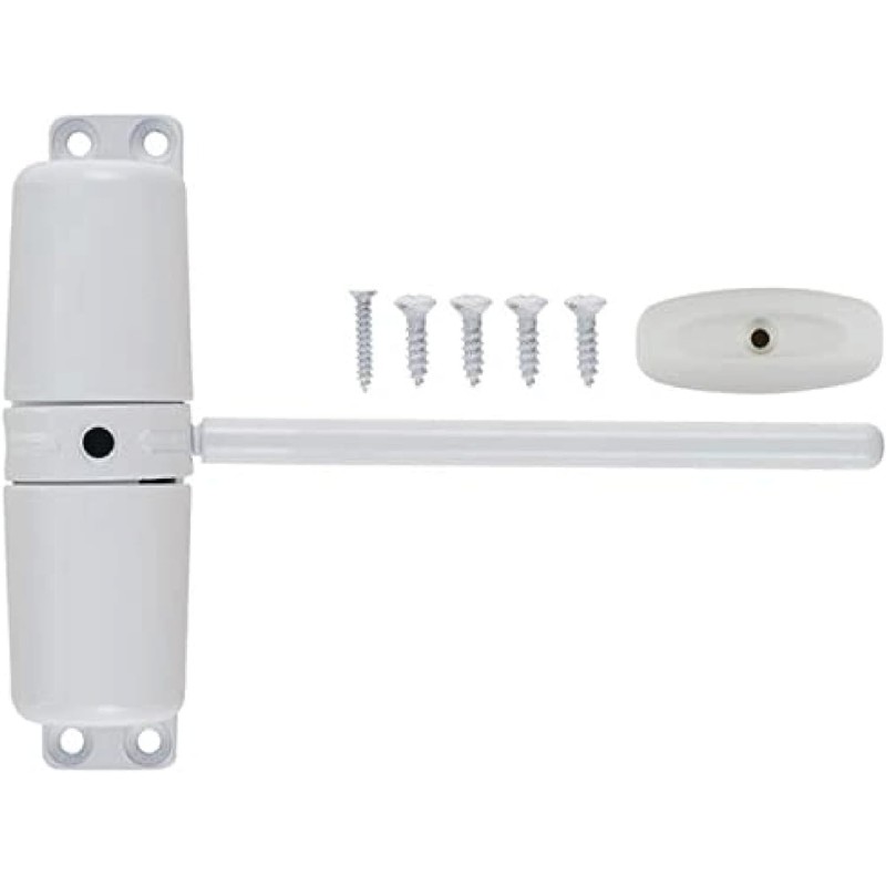 Wright Products VWC50WH Vertical Interior Door Closer, White