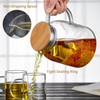 Large Glass Teapot with Infuser, Stovetop Safe, Thickened Heat Resistant