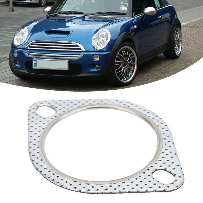 Exhaust Pipe Gasket, 2 Panel Flange Gasket, Universal 3 Inch