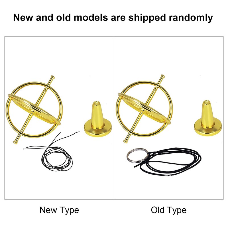 Gyroscope Nostalgic Pack Antigravity Gyroscope Metal Balance Toy Bright Decompression