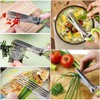 KISUOMAOYI Herb Scissors,Kitchen Scissors Multifunctional 5 Blade Kitchen,Scissors with Lid