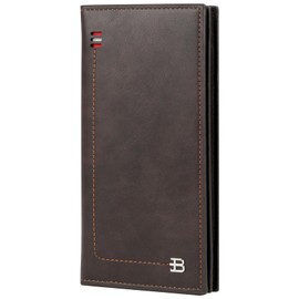 Men Leather Wallet, RFID Blocking Fold Mens Cardholder Wallet Slim Wallets with Coin Pocket Banknote Compartments Card Holders ID Window, Travel Wallets for Men,Ideal Gifts for Father Boyfriend C