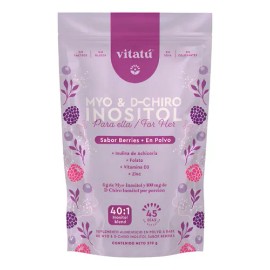 Vitatú  Myo Inositol  D-chiro Inositol Sabor Berries Sabor Frutos Rojos                                                                               