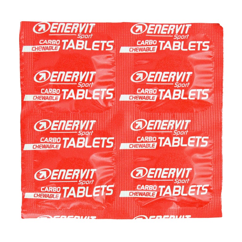 Enervit Sport Carbo Chewable Tablets (Lemon, 24 Count (Pack of