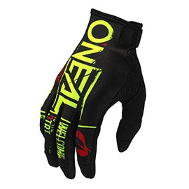 O'NEAL | Bicycle & Motocross Gloves | MX MTB DH FR | Durable, Flexible Materials, Ventilated Top of the Hand | Mayhem Glove Attack V.23 | Adult | Black Neon Yellow | Size XXL