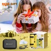 100x-250x Pocket Microscope for Kids Adults, Protable Handheld Miniscope, Mini