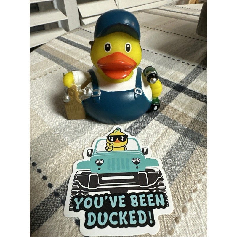 Handyman rubber duck 3 inches limited quantity