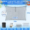 Extra Large Pool Float Storage Bag,79×47 in Hanging Pool Toy
