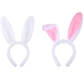 Bunny Ears Rabbit Headband Plush for Easter Costume Party Decoration