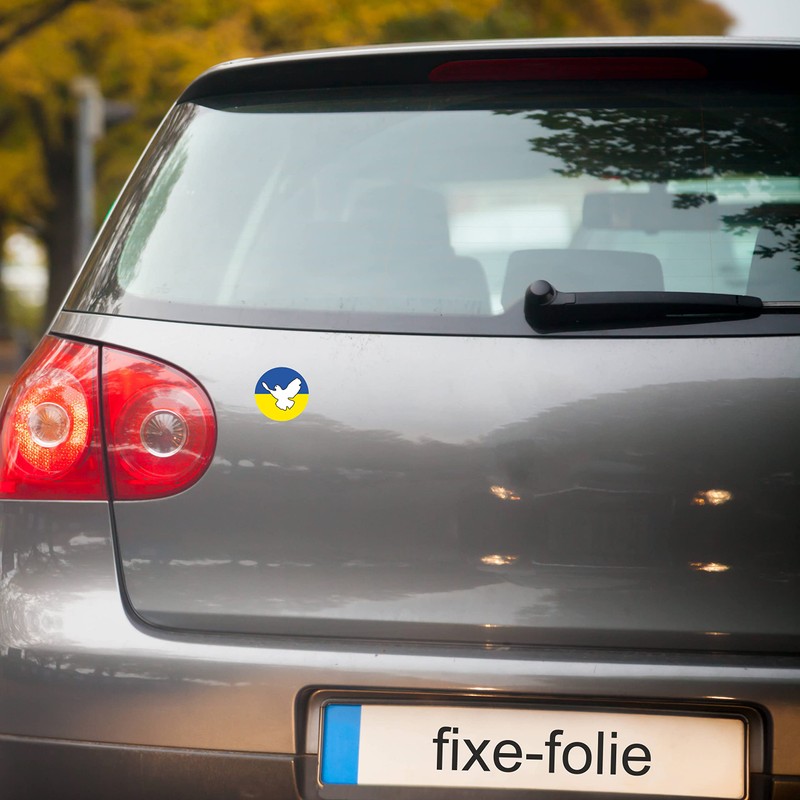 Generisch Flag Sticker Ukraine Peace Peace Dove Peace Dove 8
