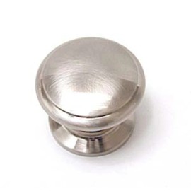 Avante 61603SN 1.2" Round Cabinet Drawer Knob Pull Satin Nickel