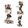 Enesco Figura Enesco Snoopy Patriota Peanuts Resina Jim Shore