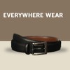 Perry Ellis Men's Timothy Leather Men'S Belt (Sizes 30-54 Inches