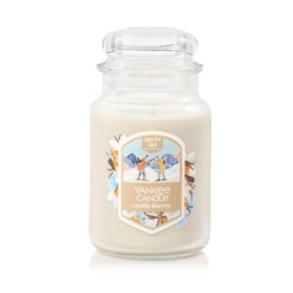 Yankee Candle Après Ski Vanilla Flurries, Classic 22oz Large Jar Single Wick Candle, Over 110 Hours of Burn Time
