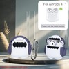 Cute Shark Case for AirPods 4 4th Generation Cover, Sea