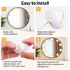 USB Vanity Mirror Lights, Stick-On LED Makeup Mirror Light Bulbs