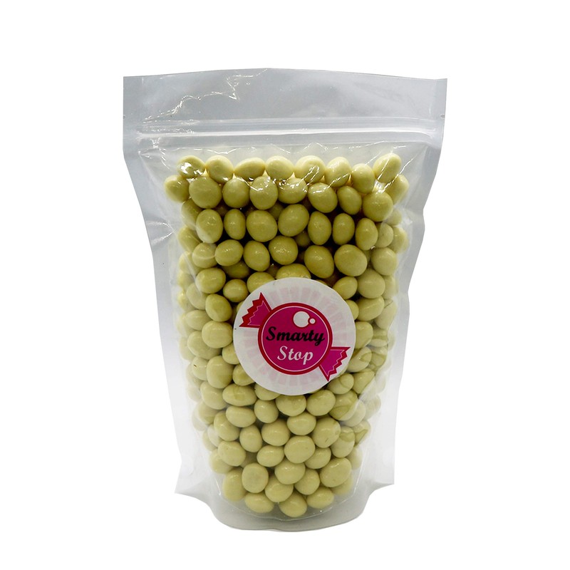 Smarty Stop Chocolate Covered Roasted Espresso Coffee Beans (White Chocolate,