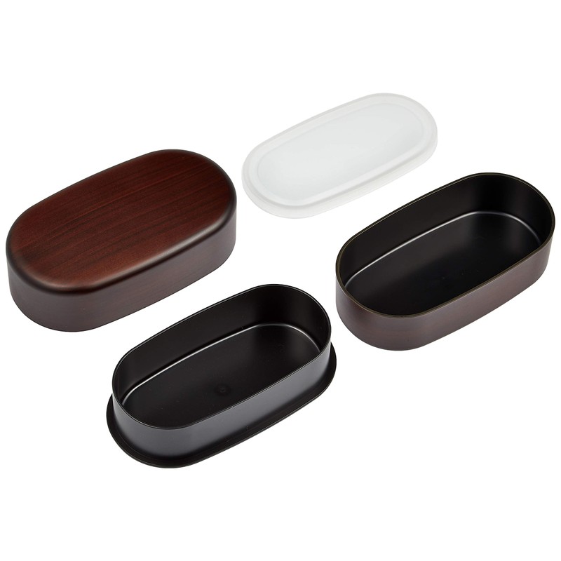 HAKOYA ジャンボ小判ランチ 赤木目 50555