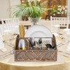 Ukonvi Paper Plate Dispenser, Paper Plate Holder for Kitchen Counter,