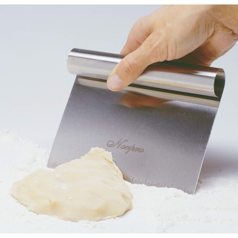 Norpro Stainless Steel Scraper/Chopper, 6in/15cm x 4in/10cm