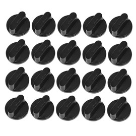 WOONEKY 20Pcs Gas Stove Replacement Knob Durable Control Knobs for Home Cooking Fit for Gas Hobs Easy to Install with Raised Handle Design