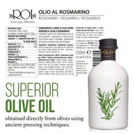 ROI Extra Virgin Olive Oils Flavored with Lemon, Chili, & Rosemary - Variety Set of 3, 8.45 fl oz (250ml) each