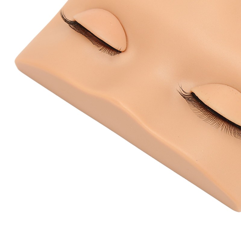 Eyelash Practice Mannequin Head Double Layer Lash Mannequin Head with